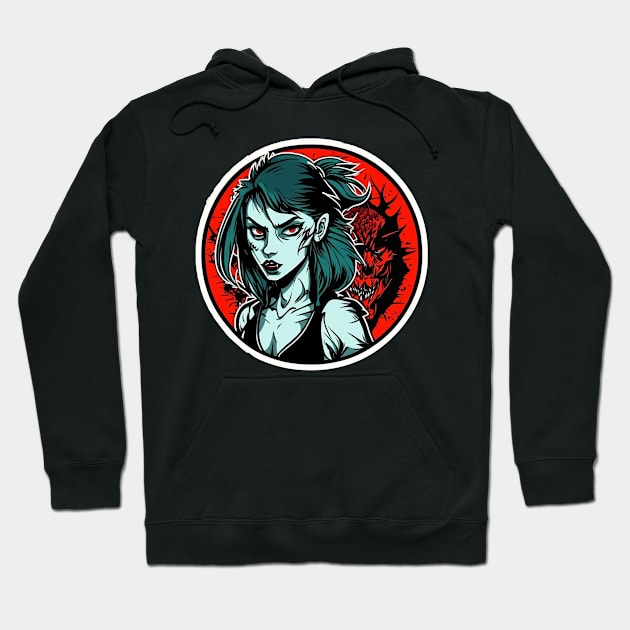 WOLF GIRL Hoodie by Monstik